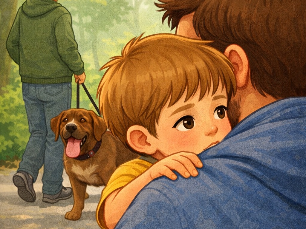 The Boy and His Fear in the Park