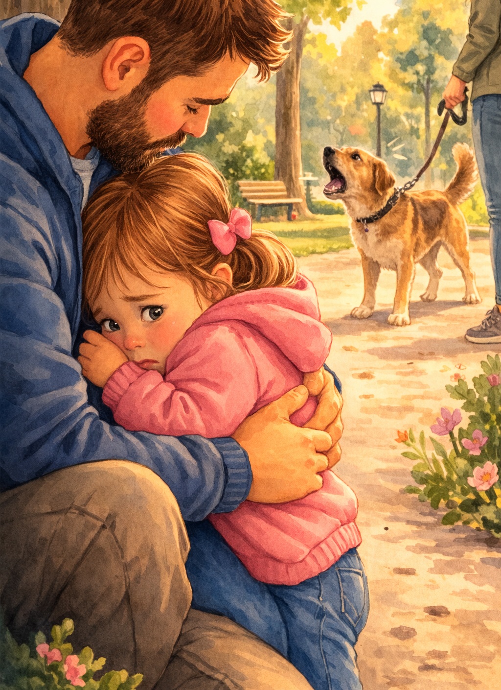 The Girl and Her Fear in the Park